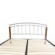 Manželská postel MIRELA - masiv/kov