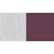 Rohová šatní skříň Delbert 2 - fialová nebo šedá